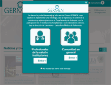 Tablet Screenshot of grupogermen.org